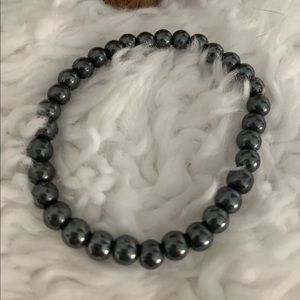 Hematite gemstone bracelet